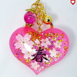 Anhänger Herz Sakura Kirsche Frühling