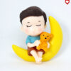 Junge Mond Teddy Romantische Figuren