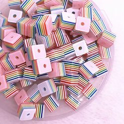 Perlen_Beads_Wuerfel_gestreift_regenbogen11