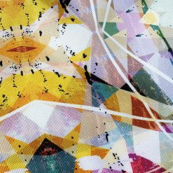 Stoffbeutel Tasche Reissverschluss Kaleidoskop 4