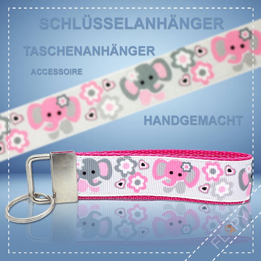 Schlüsselanhänger Taschenanhänger Elefant