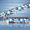 Schlüsselanhänger Taschenanhänger Retro Blumen