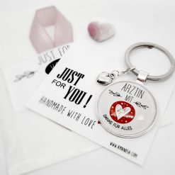 Schlüsselanhänger Ärztin mit Herz Geschenk 4