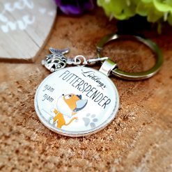 Schlüsselanhänger Katze Futter Liebe Geschenk 2