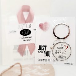 Schlüsselanhänger Herz Gemaust Geschenk 4