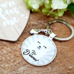 Schlüsselanhänger Lama Alpaka No Drama 2