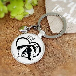Schlüsselanhänger Liebe Pferd Geschenk 02