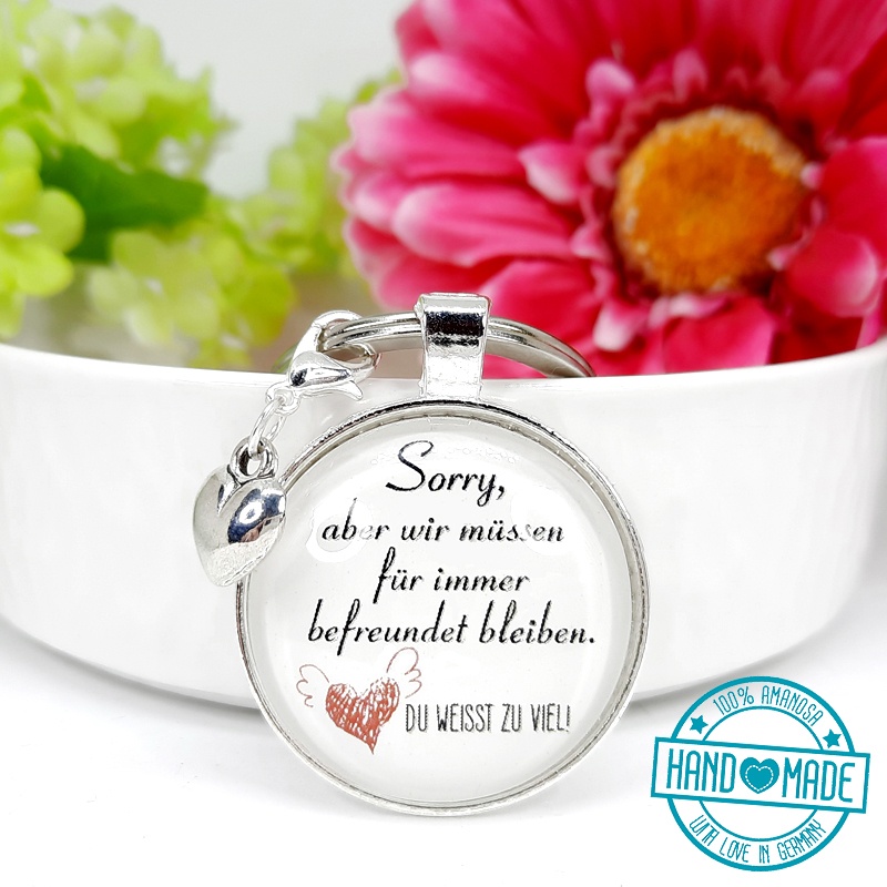 Schlüsselanhänger Freunde für Immer Geschenk