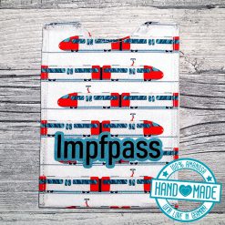 Impfpasshülle Impfausweistasche Eisenbahn Zug 2