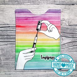 Impfpasshülle Impfausweistasche Regenbogen 2