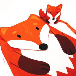 Kinderrucksack Set Fuchs Brustbeutel Stiftetui Stofftier Fuchs 3