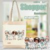 Shopper Einkaufstasche Tasche Krankenschwester beige 1