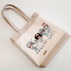 Shopper Einkaufstasche Tasche Krankenschwester beige 3