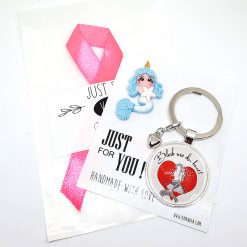 Schlüsselanhänger Meerjungfrau Geschenk Bleib wie du bist 3