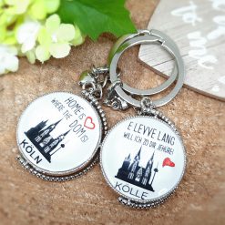 Schlüsselanhänger Köln Geschenk Doppel drehbar 1