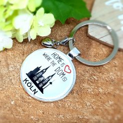 Schlüsselanhänger Köln Geschenk Home is where the Dom is 1