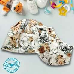 Baby Set Schal Mütze Lätzchen Elefant