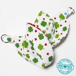 Glückskeks Schlüsselanhänger Kleeblatt Herz 1