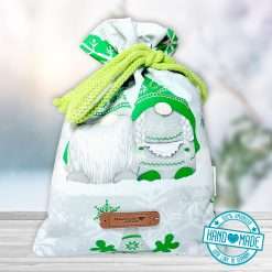 Wichtel Gnom Geschenkbeutel grün 1
