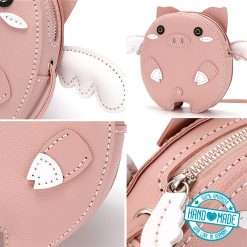 Tasche Kindergartentasche Schweinchen flying Pig 03