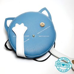 Tasche Katze blau 1
