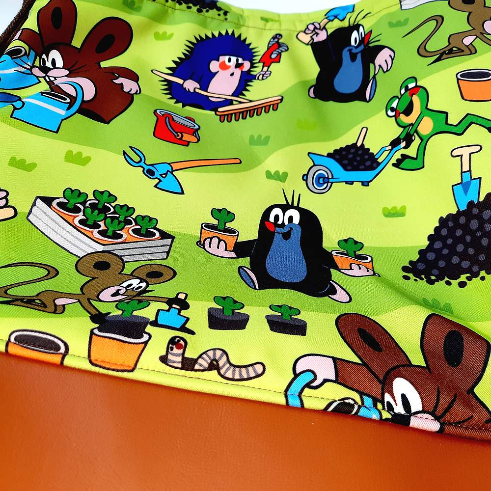 Turnbeutel Rucksack Maulwurf braun 7