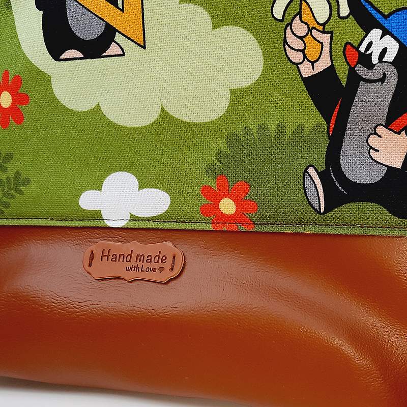 Stiftetasche Etui Federmäppchen Maulwurf grün 4