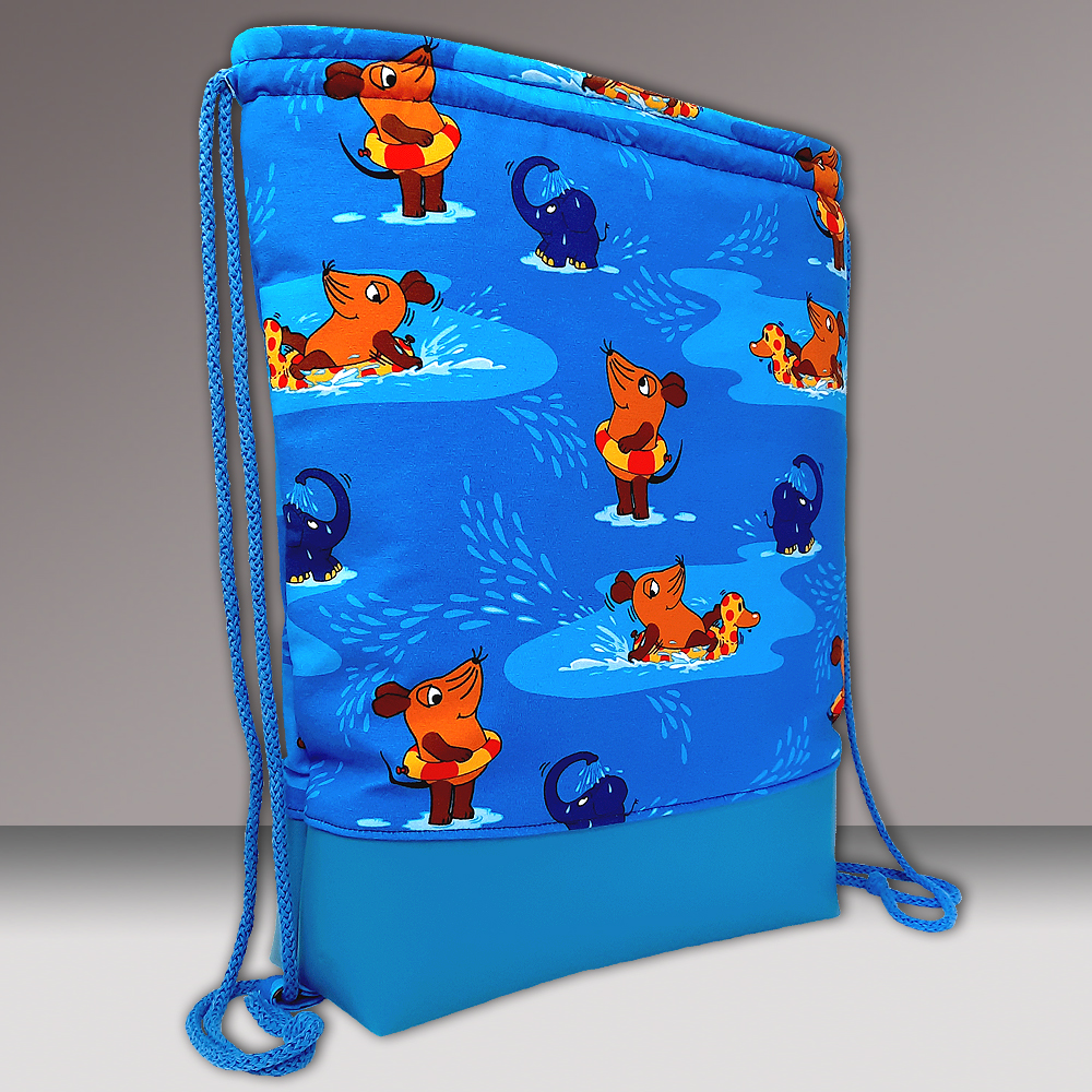 Turnbeutel Sportbeutel Gymbag Rucksack Die Maus 2