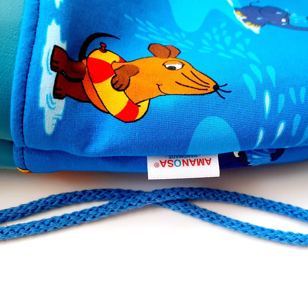 Turnbeutel Sportbeutel Gymbag Rucksack Die Maus 4