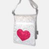 Umhängetasche Klapptasche Flapy Pink Heart 1