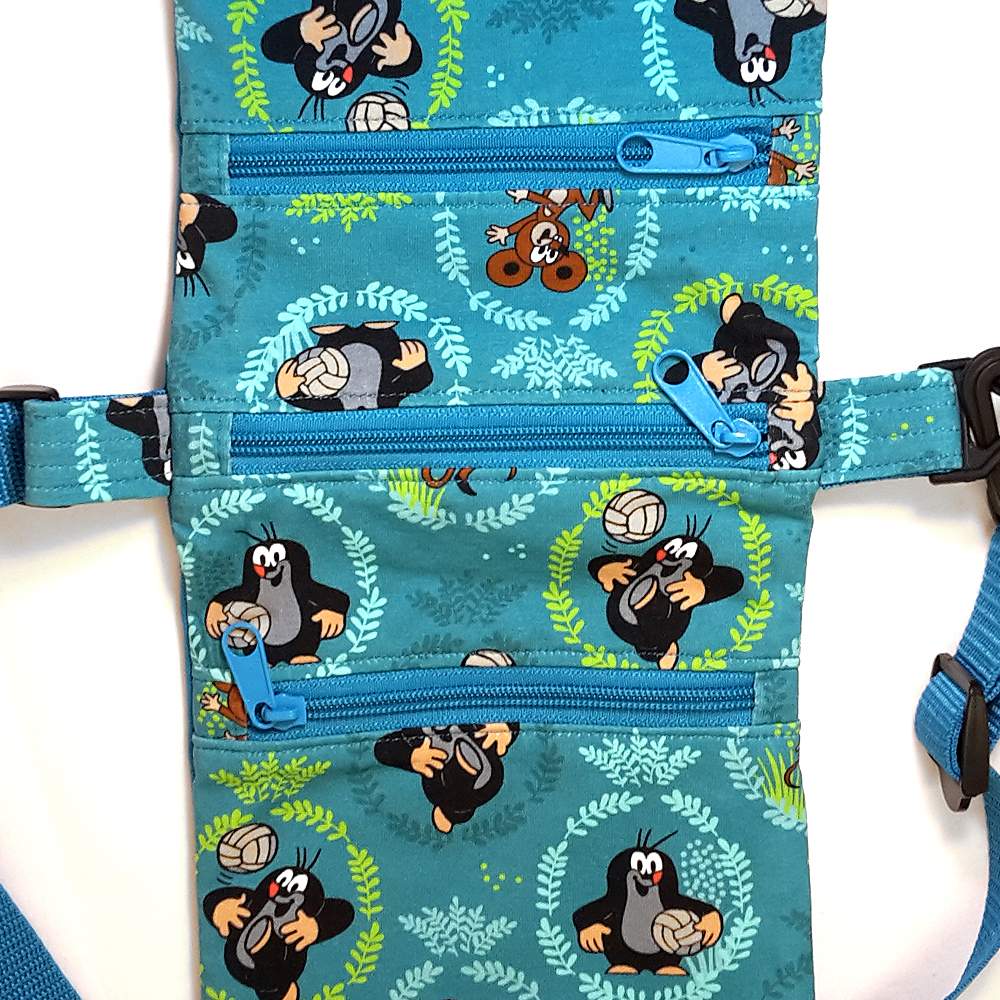 Umhängetasche Klapptasche Flapy Der kleine Maulwurf Fussball 2