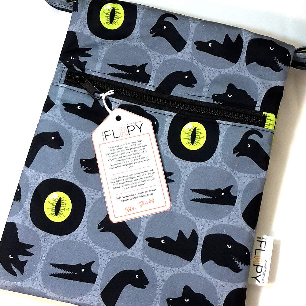 Umhaengetasche Klapptasche Flapy Dinosaurier 5