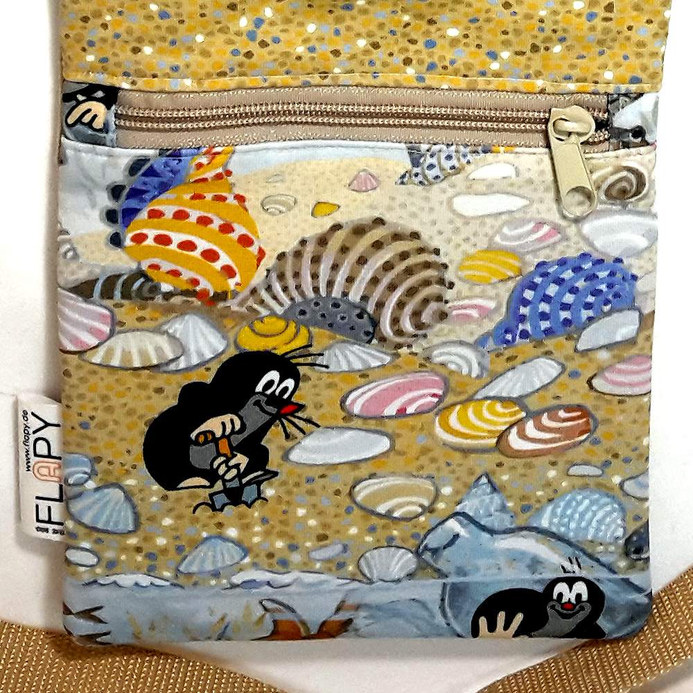 Umhängetasche Klapptasche Flapy Kids Kleiner Maulwurf Am Meer 11
