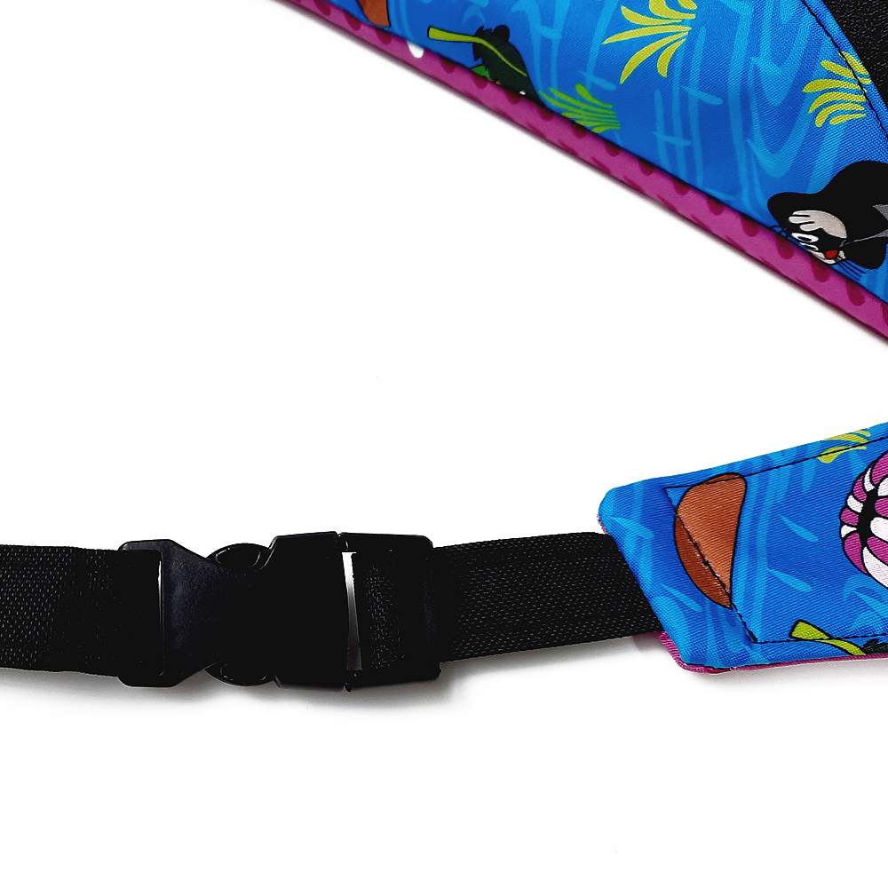 Crossbag Rucksack für Kinder Softshell Der kleine Maulwurf Regentag berry 5