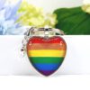 Schlüsselanhänger Regenbogen Herz 1