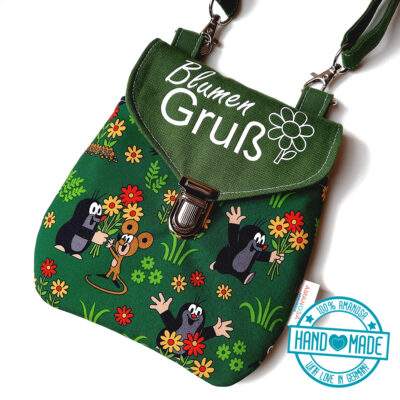 Umhängetasche Gürteltasche Tasche Maulwurf Pauli Blumengruß 1