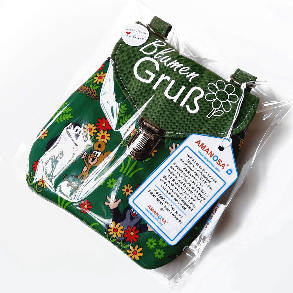 Umhängetasche Gürteltasche Tasche Maulwurf Pauli Blumengruß 5