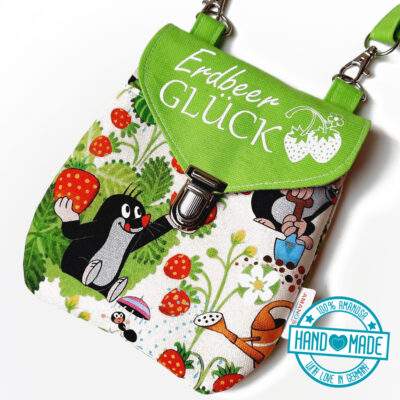 Umhängetasche Gürteltasche Tasche Maulwurf Pauli Erdbeer Glück 1