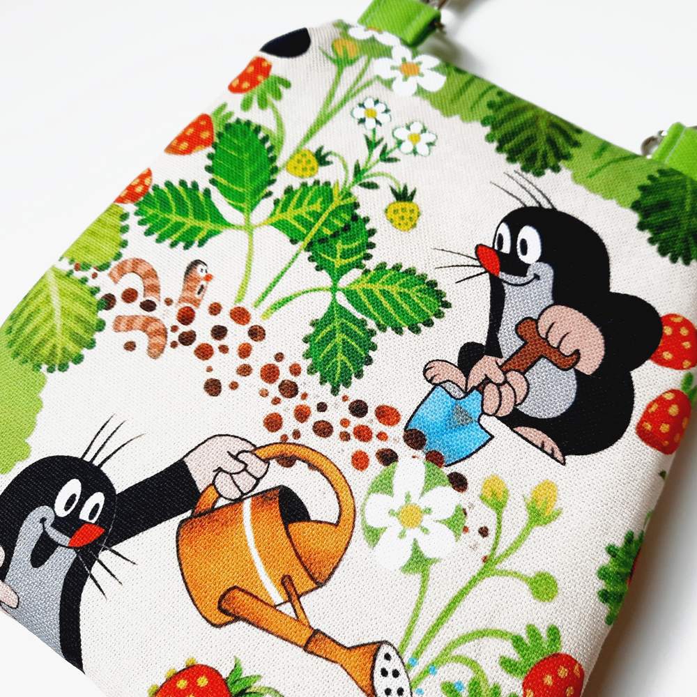 Umhängetasche Gürteltasche Tasche Maulwurf Pauli Erdbeer Glück 3