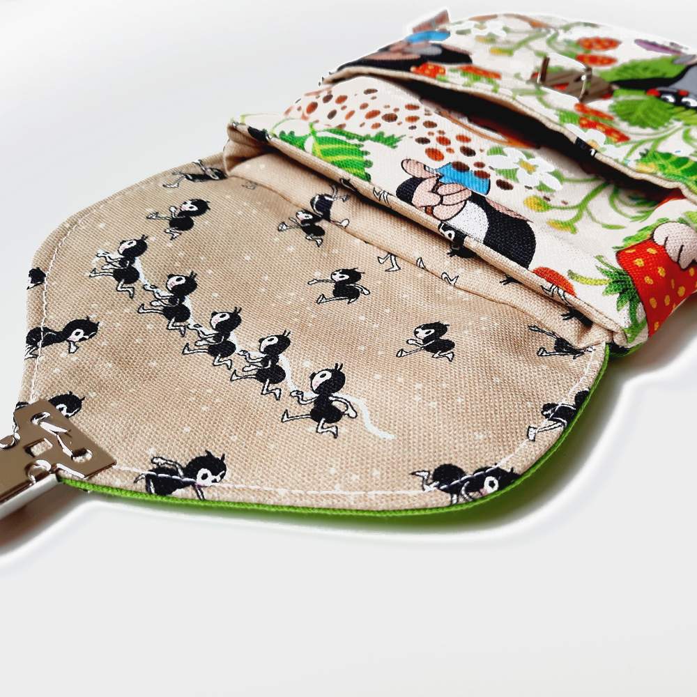 Umhängetasche Gürteltasche Tasche Maulwurf Pauli Erdbeer Glück 4