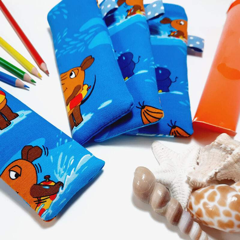 Wassereistasche Wassereishülle Stifteköcher Maus und Elefant Badespass 2