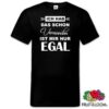 Tshirt mit Spruch sarkastisch Egal V Ausschnitt