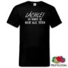 Tshirt mit Spruch sarkastisch Lächle V Ausschnitt