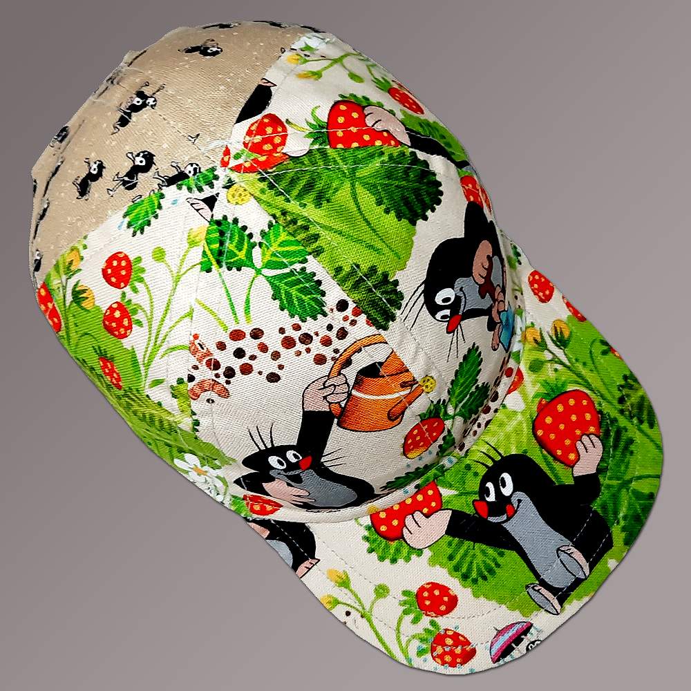 Basecap Schirmmütze Der kleine Maulwurf Erdbeer Glück 3