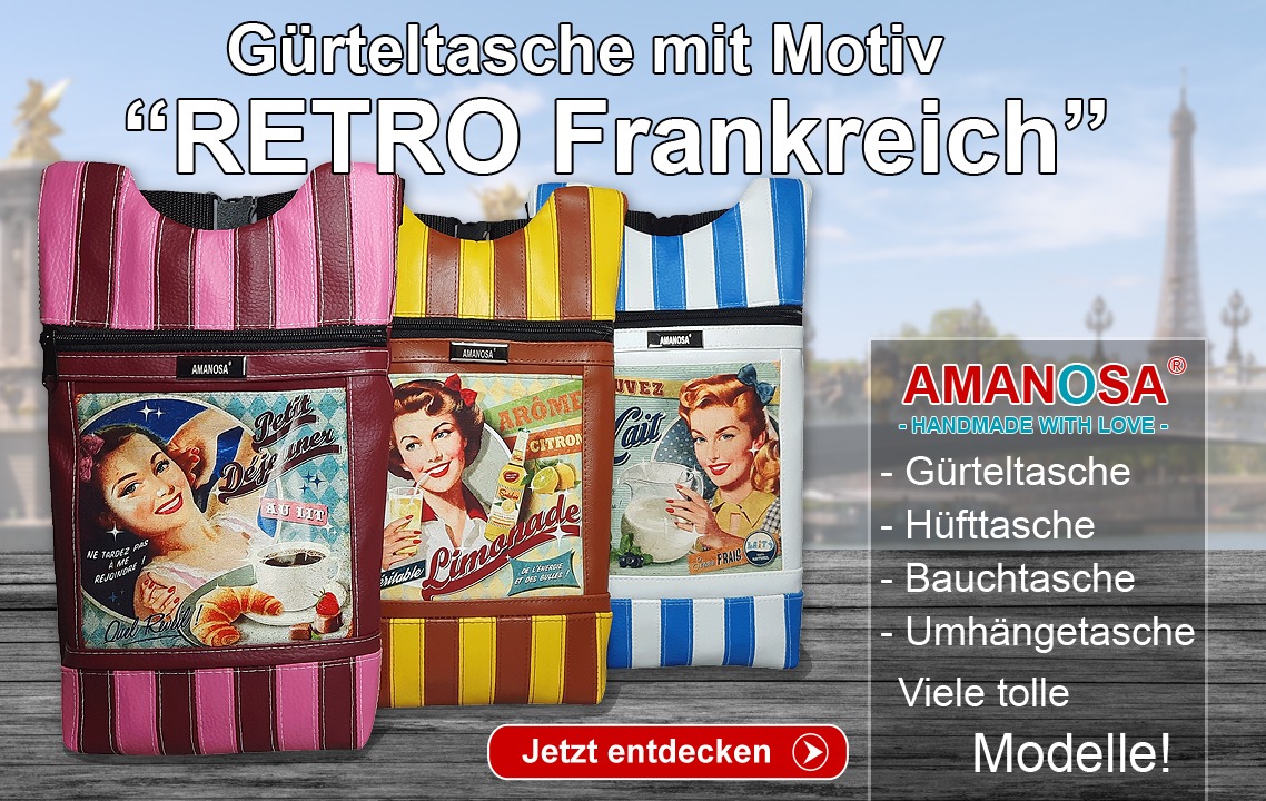 Bauchtasche Gürteltasche Retro 70ger Jahre